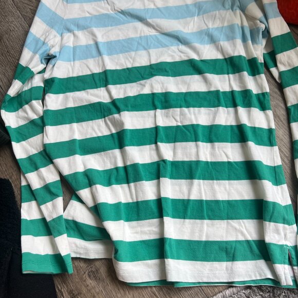Boden Stripes Ahead Of The Rest Long Sleeve Cotton Stripes Long Sleeve Tee sz 8 - Picture 8 of 11